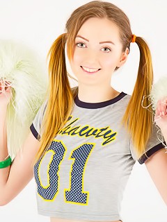 Cute And Sexy Cheerleader