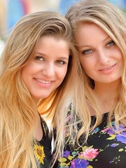 Nicole and Veronica Gorgeous Tourists Pic 2