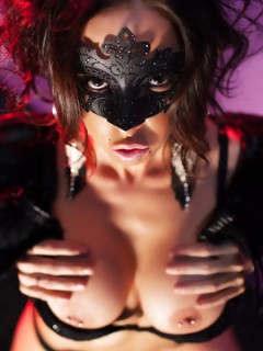 Brandy Aniston Seduces In Her Mask