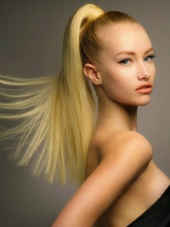Models With Ponytail Hairstyles