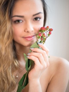 Little Sexy Teen Slava Shows Her Pleasures