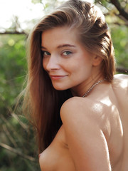 Super cute teen girl nude outdoors Pic 10