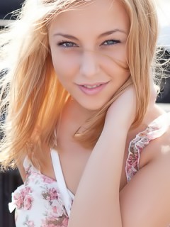 Cute Russian Blonde Nikia A In Moscow