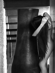Graceful and erotic black & white nudes Pic 12